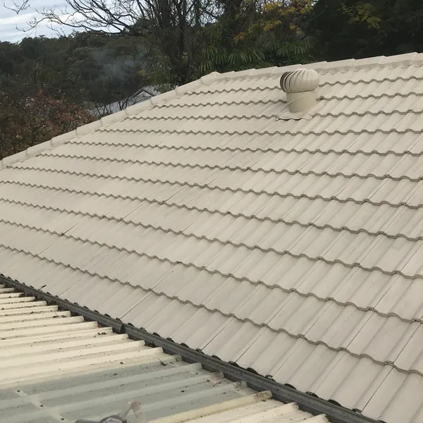 Perth roof with Colorbond Paperbark Dulux Acratex coating