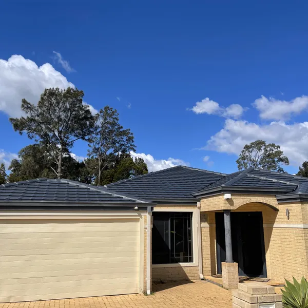 Perth roof with Charcoal Dulux Acratex coating