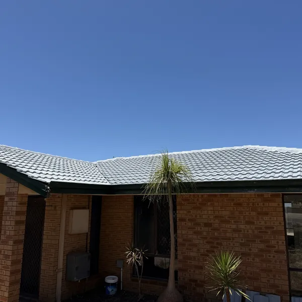 Perth roof with Light Grey Dulux Acratex coating