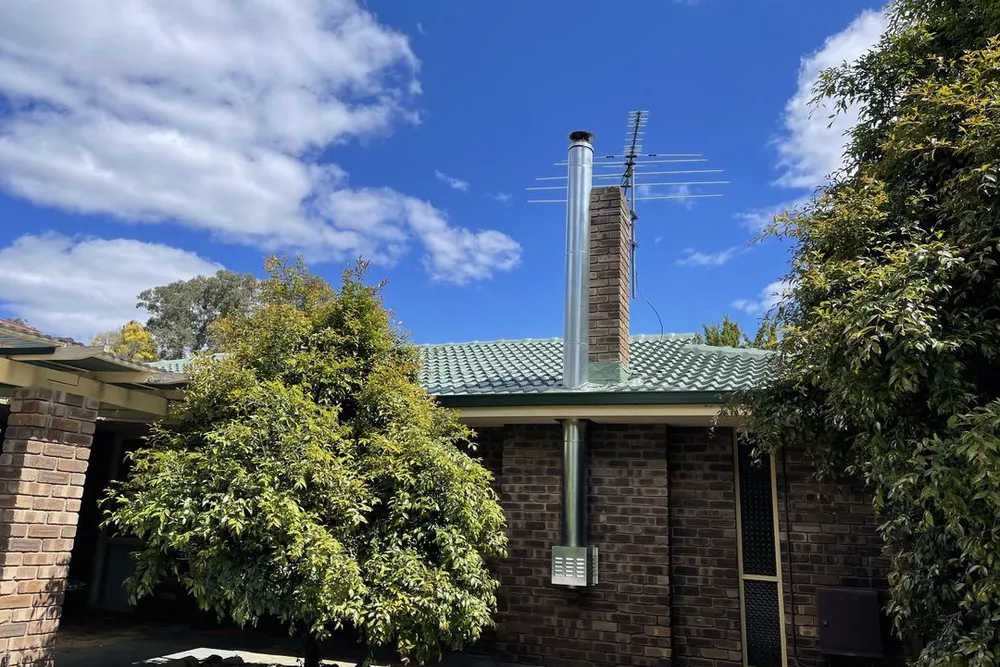 Perth roof with Rivergum Dulux Acratex coating
