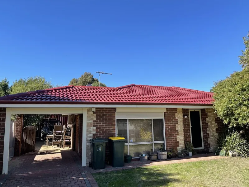 Perth roof with Ferric Red Dulux Acratex coating - view 1