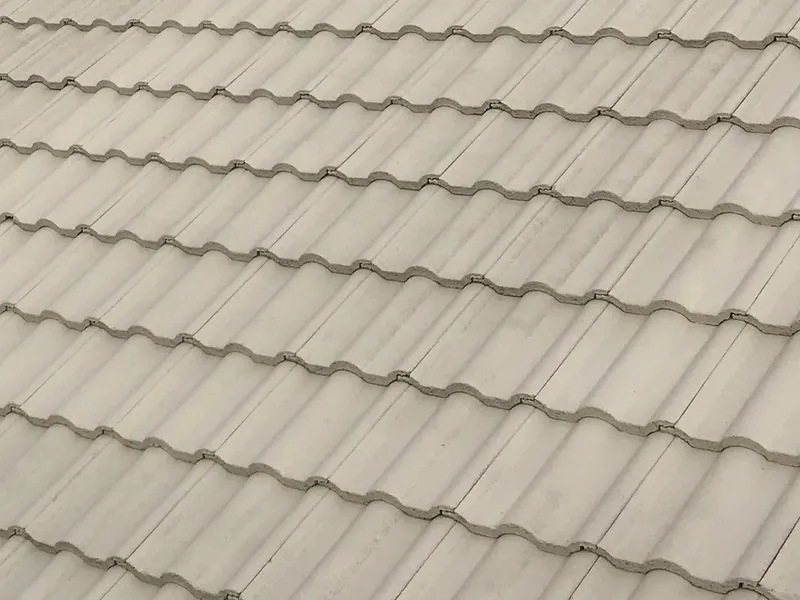 Perth roof with Colorbond Paperbark Dulux Acratex coating - view 2