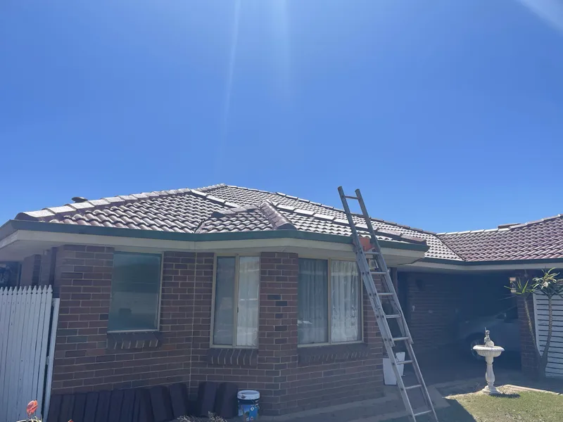 Perth roof with Monarch Dulux Acratex coating - view 2