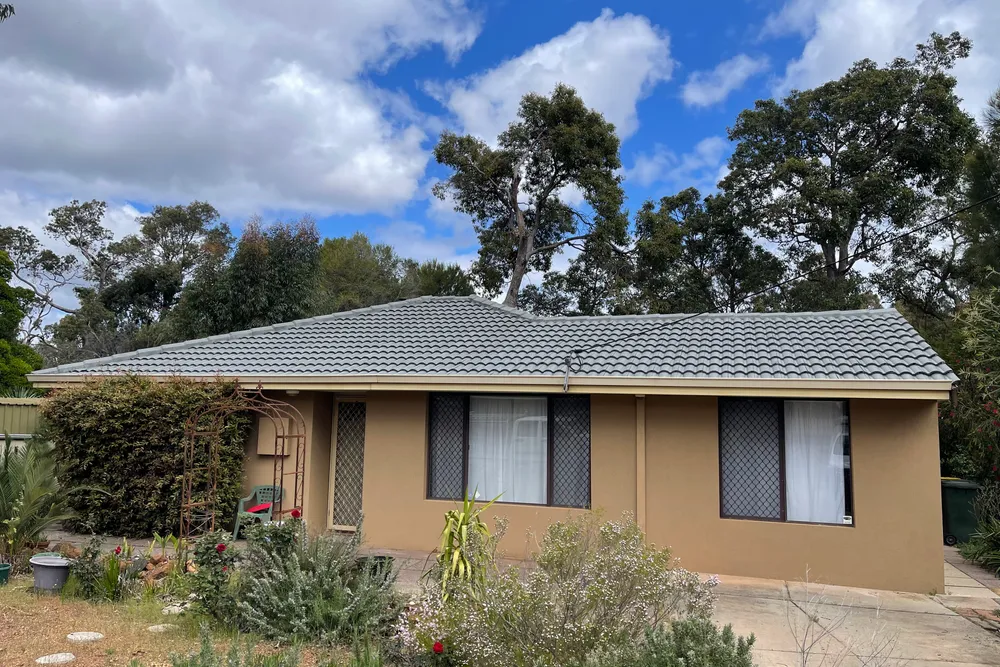 Perth roof with Slate Grey Dulux Acratex coating