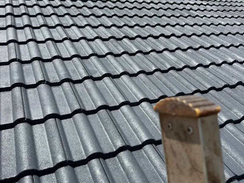 Perth roof with Twilight Shadow Dulux Acratex coating - view 4