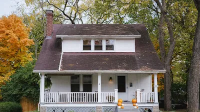 House with visible roof showing different roofing material options