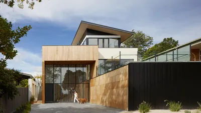 Modern Australian home with metal roof coating