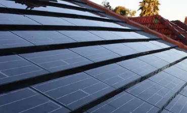 Solar panels installed on a Perth tile roof