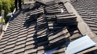 A Perth home weighing up roof restoration against full roof replacement